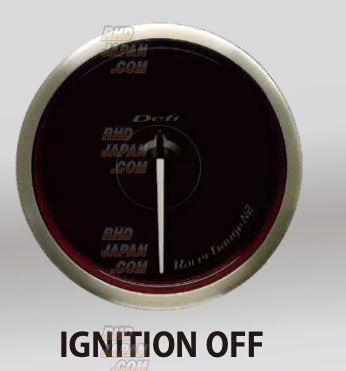 Defi Racer Gauge N2 Temperature 52mm - Red - RHDJapan
